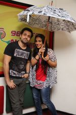 Vidya Balan and Emraan Hashmi at Radio Mirchi studio for Promotion of Ghanchakkar (3).JPG